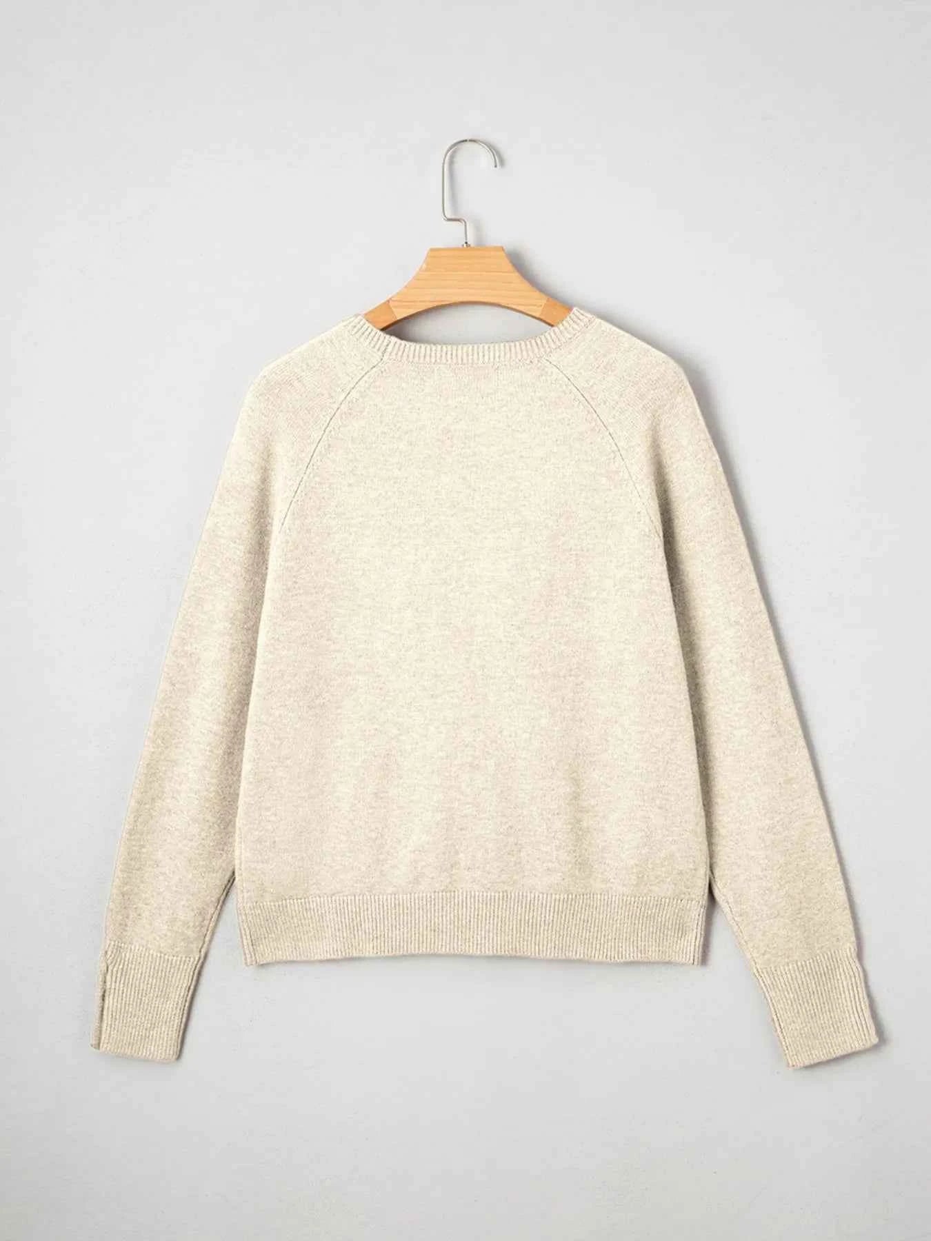 Crew Neck Long Sleeve Sweater