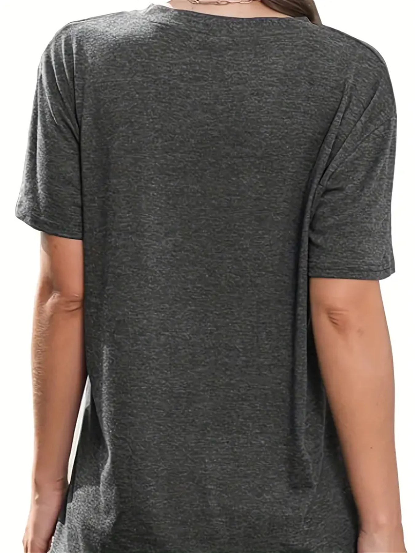 Women's Hoodless Sweatshirt - Stylish Printed Design for Everyday Comfort