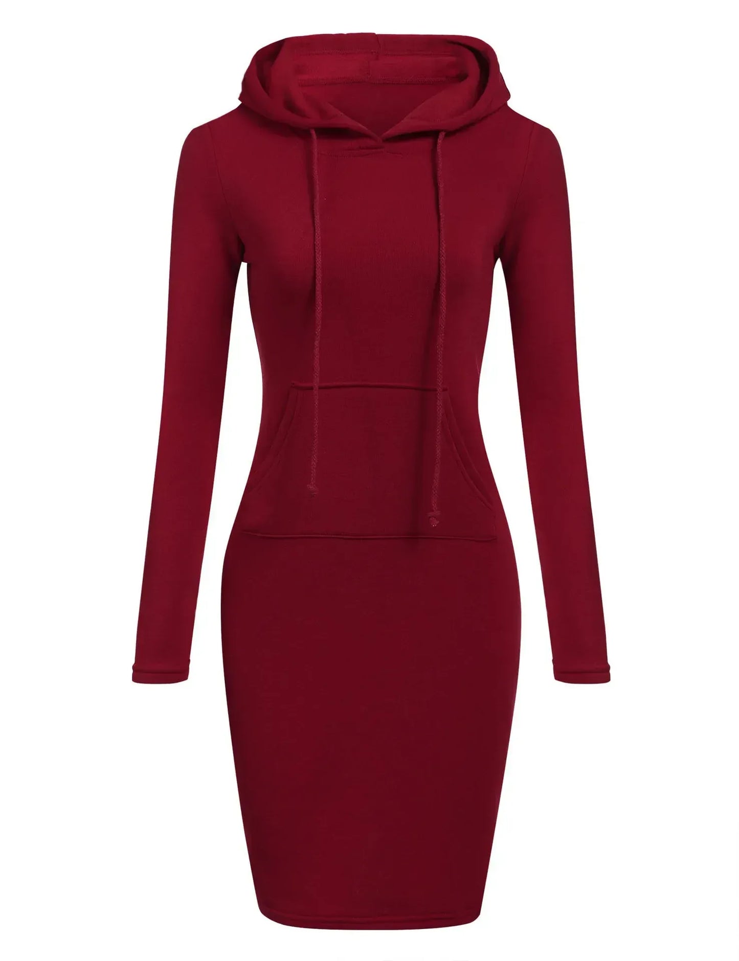 Autumn Hooded Dresses for Women - Cozy Seasonal Fashion - SUBSTYEL
