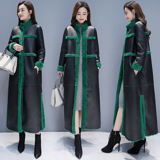 Thick Lamb Wool Coat For Women