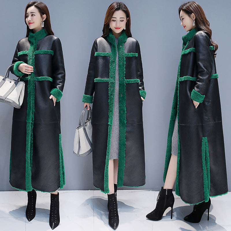 Thick Lamb Wool Coat For Women