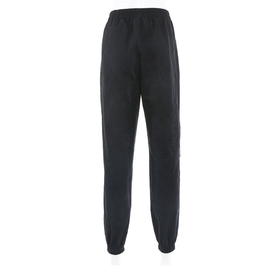 Black pants on a white background