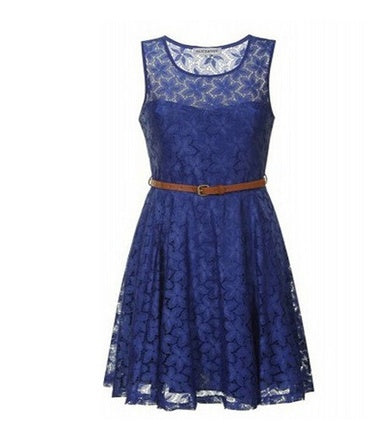 Royal Lace Party Dress for Elegant Short Event Fashion