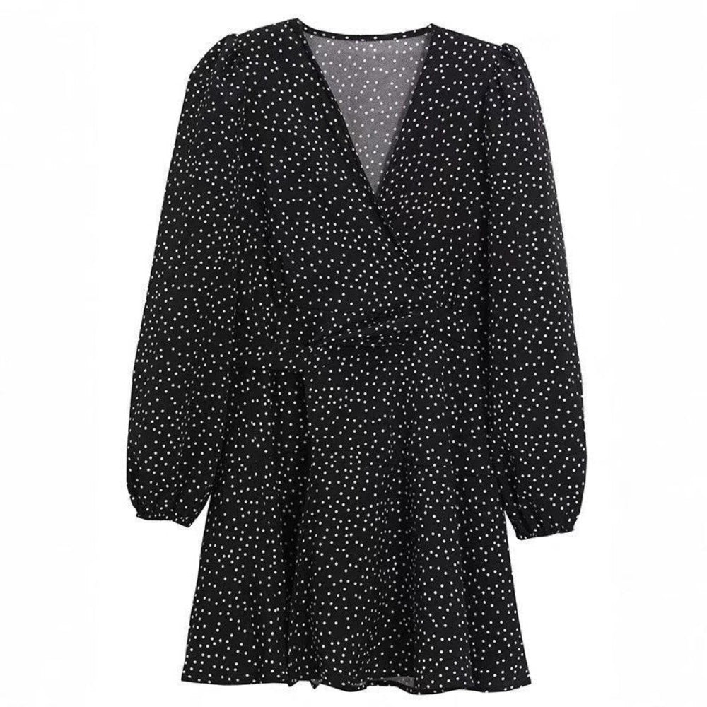 Black blazer mini dress for women 