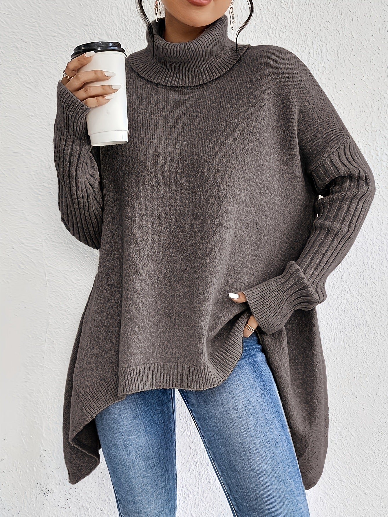 Warm Pullover Sweater for Women - Cozy Women's Warm Pullover Sweater