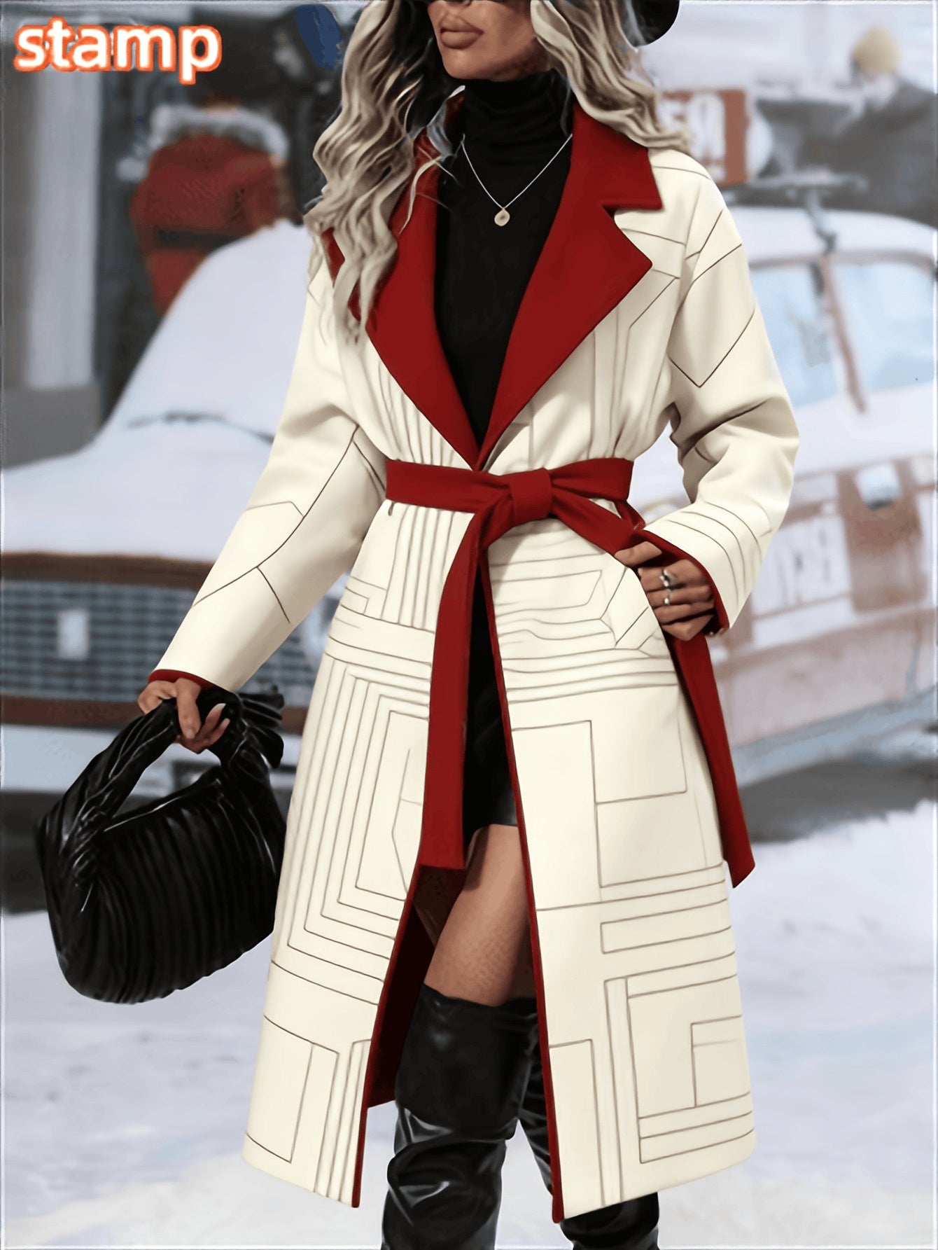 Fashionable Casual Long Coat