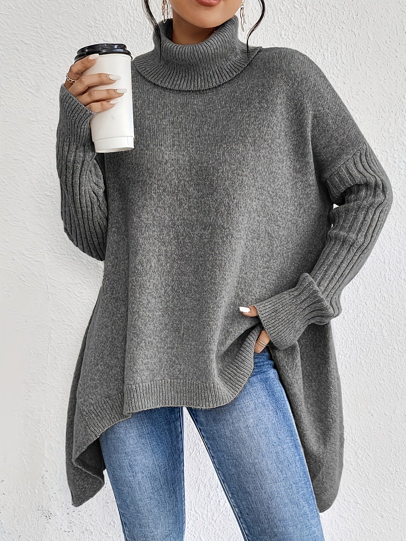 Warm Pullover Sweater for Women - Cozy Women's Warm Pullover Sweater