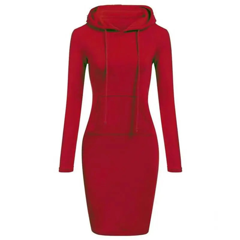 Autumn Hooded Dresses for Women - Cozy Seasonal Fashion
