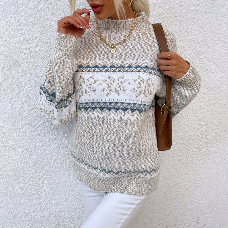 Cozy Christmas Sweater Women |   Winter Knit Top