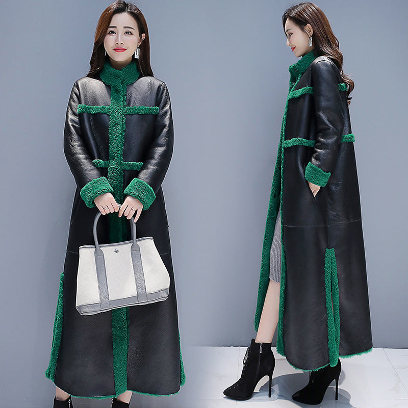 Thick Lamb Wool Coat For Women