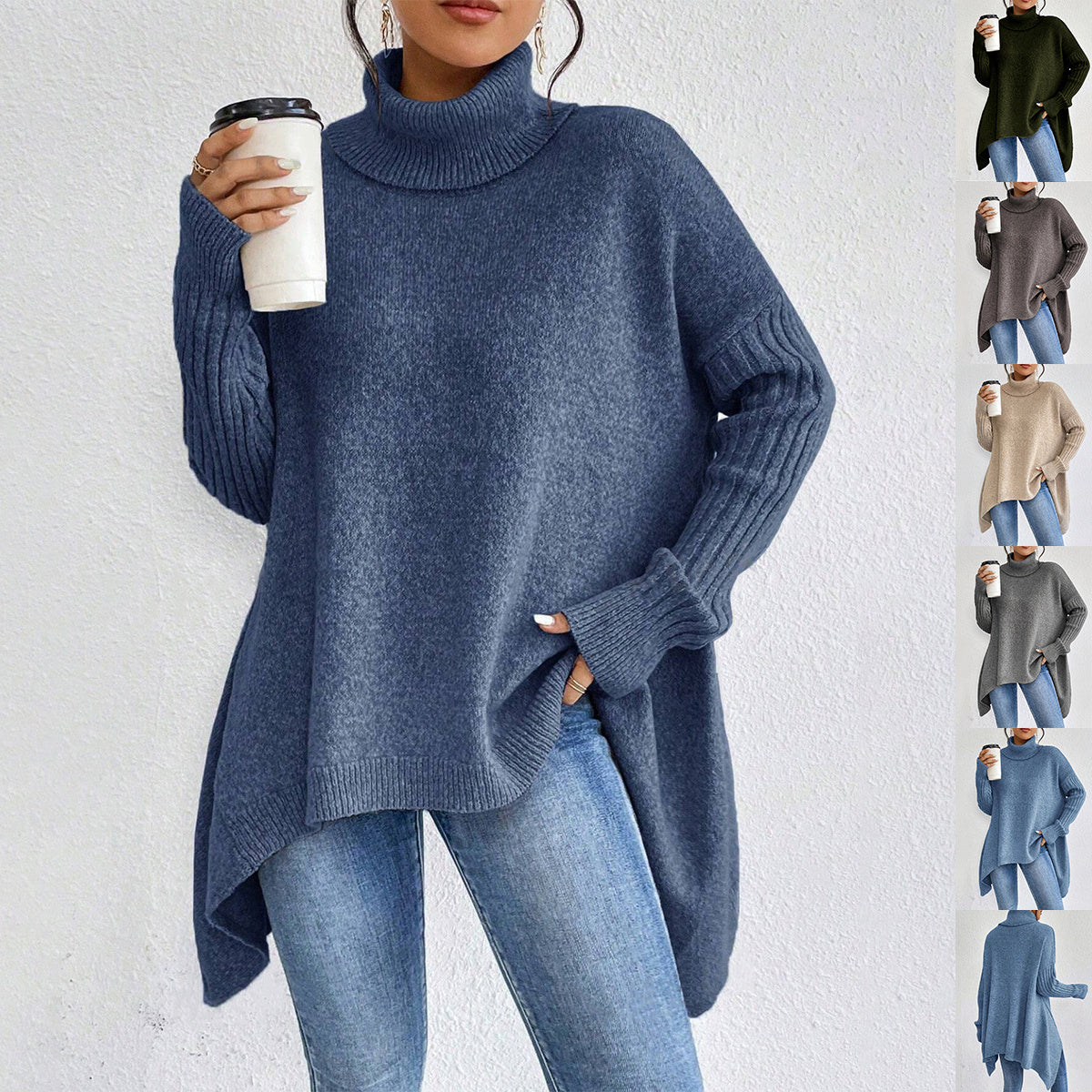 Warm Pullover Sweater for Women - Cozy Women's Warm Pullover Sweater