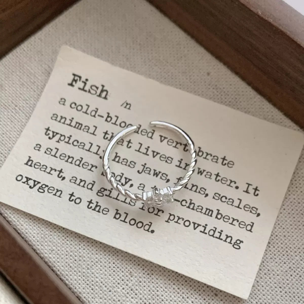 925 Sterling Silver Zircon Flower Open Ring - SUBSTYEL