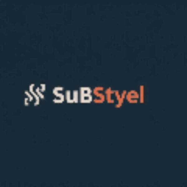 SuBStyel logo on a dark background
